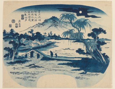 View of Shogetsu Pond by Keisai Eisen